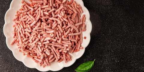Minced meat frozen ground meat frozen pork, beef or chicken tasty snack fresh delicious gourmet...