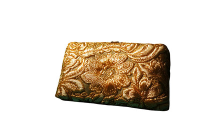 leather wallet isolated on white