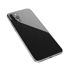 Mobile Phone Device On Clean White Background