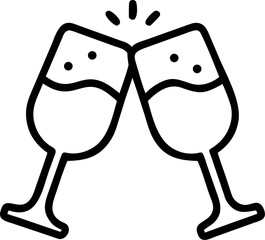 drinks vector icon on white or transparent background. bakery items or breakfast icons items Stroke icon collections. Editable Stroke icon collection Outline icon.