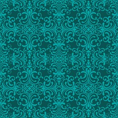 Colorful vintage floral fabric pattern for printing on fabrics, pillows, blankets, scarves.	