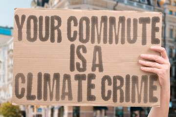 Your commute is a climate crime – highlighting environmental costs of daily travel. MOBILITY....
