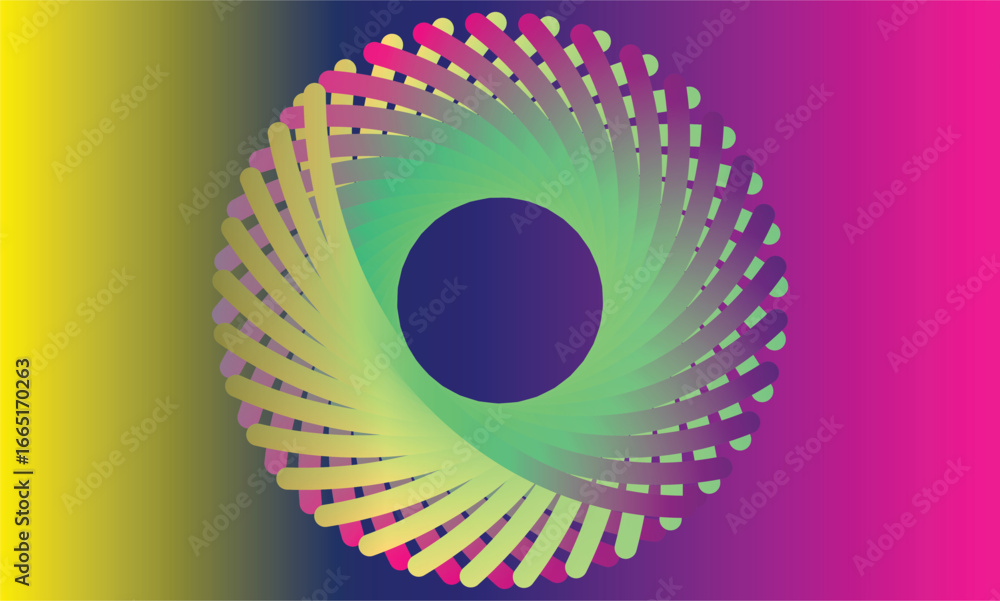 Aufkleber abstract gradient background. geometric lines pattern. modern gradient lines. futuristic technology 