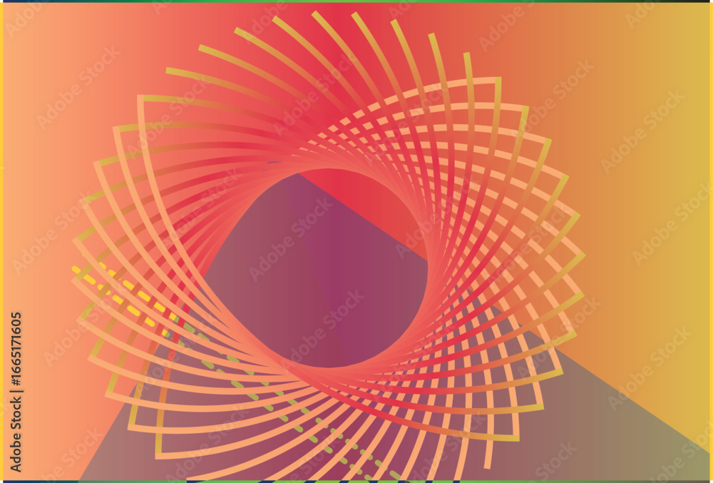 Poster abstract gradient background. geometric lines pattern. modern gradient lines. futuristic technology 