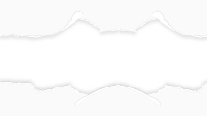 Torn Paper Design, revealing an empty space transparent background