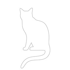 Animal Outline and Silhouette Vector Elements 