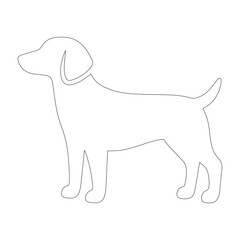 Animal Outline and Silhouette Vector Elements 