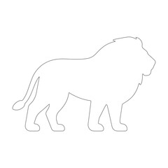 Animal Outline and Silhouette Vector Elements 