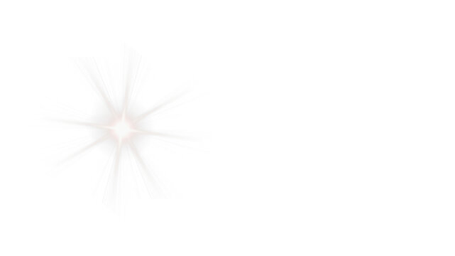 A bright and radiant star shining brightly, creating a sense of wonder and excitement transparent background