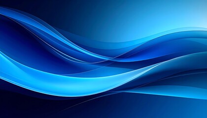 Fototapeta premium Abstract Blue Wave Background. (3)