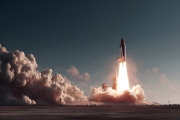 Rocket Launch into Space