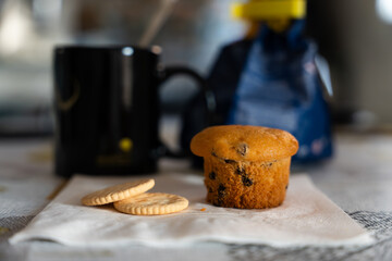 healthy breakfast for celiacs, in the home kitchen
