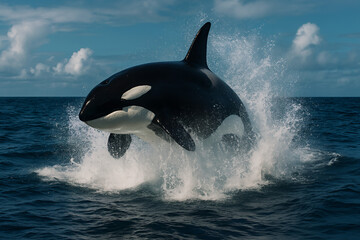 dolphin jumping out of water