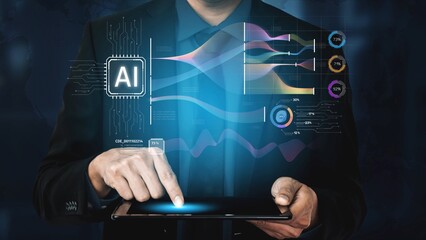 AI Assistant Brain Processor with LLM Technology, Big Data, Machine Learning, Generative AI for Business Support, Future Agentic AI Technology and Artificial Intelligence Prompt Engineering. Muxer