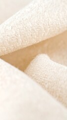 Close-up of soft, textured fabric
