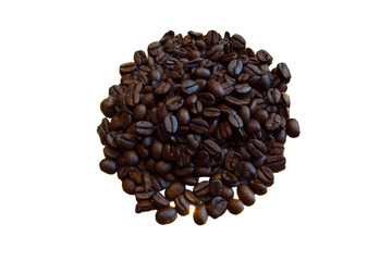 Roasted and aromatic coffee beans
