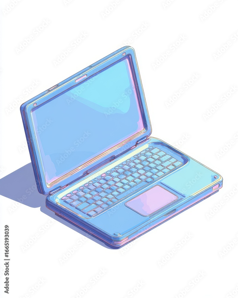 Aufkleber integrating laptop edge clipart for data science projects in modern workspaces