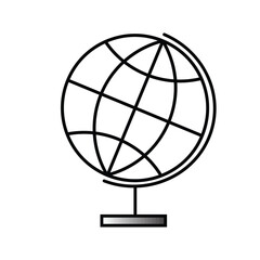 World Globe Icon Vector art