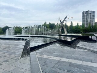 fountain in the park