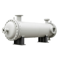 Industrial heat exchanger on a transparent background, PNG, industrial equipment