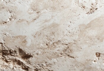Close-up view of a textured beige stone surface.