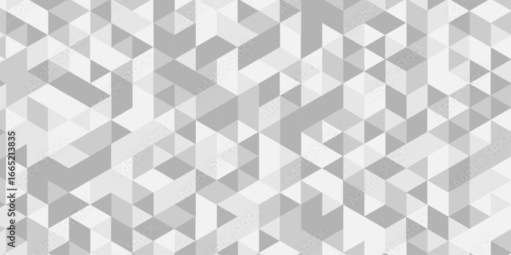 Aufkleber abstract geometric background vector seamless technology gray and white background. abstract geometr