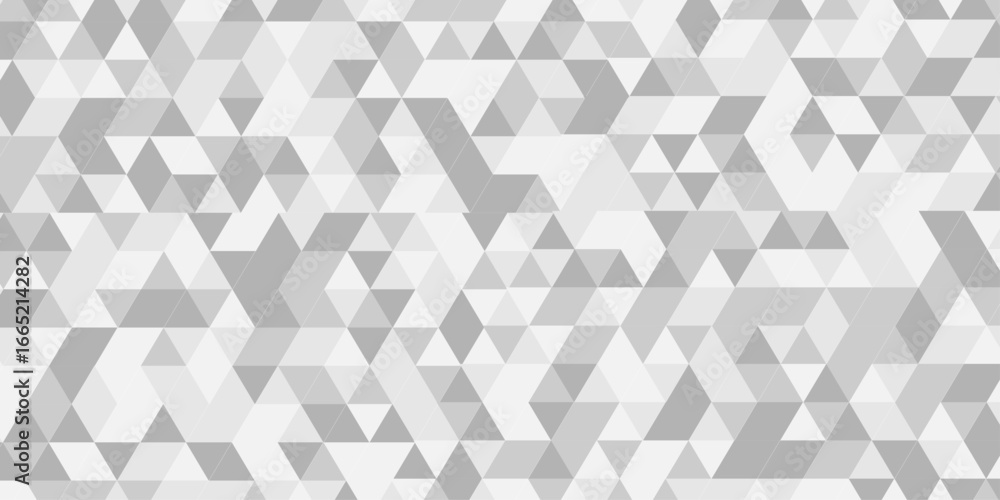Poster geometric white, gray cube square low polygon texture wallpaper. abstract surface creative diamond p