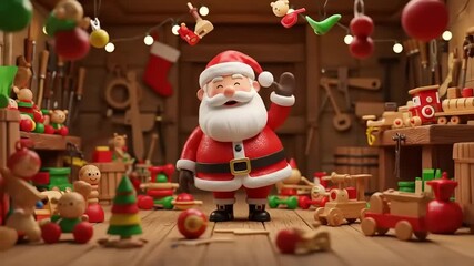 Santas Workshop Toymaking Fun. - Powered by Adobe