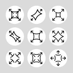 Lycra icon, as part of fabric. Designation of elastic, ductility or stretchable fabric. Pictogram for web or marketplace, category clothing. Raster icon.