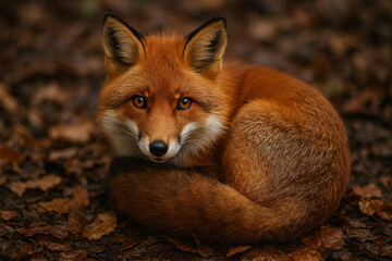 Obraz premium Majestic Fox Portrait