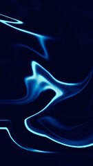 Abstract flowing blue light trails against a dark background creating a sense of movement and energy