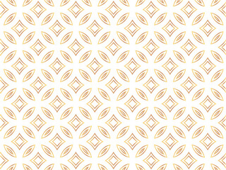 Elegant Gold and White Seamless Pattern