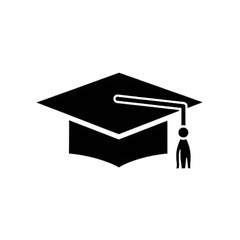 graduation cap silhouette.