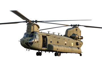 Chinook helicopter on AI generated by PNG