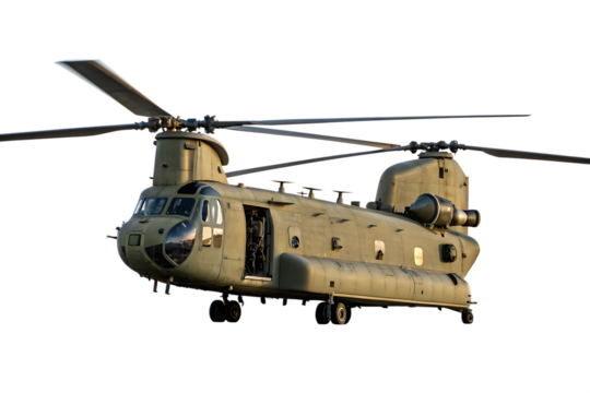 Chinook helicopter  on AI generated by PNG