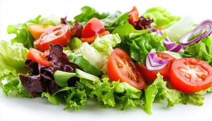 Crisp And Refreshing Salad With A Variety Of Fresh Ingredients, Perfect For A Healthy And Delicious Meal Option At Any Time.