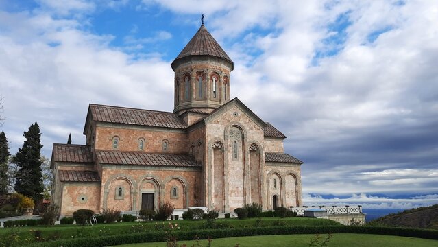 Monasterio de San Nino at Bodbe en Sighnaghi en la regi&oacute;n de Kajetia - Georgia