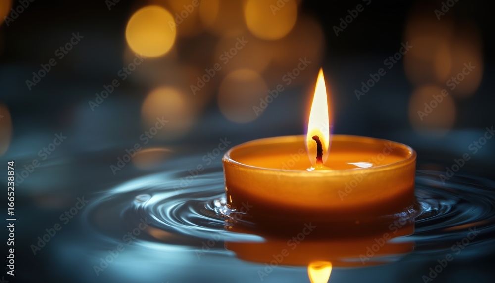 Aufkleber abstract candle light: a unique and enchanting way to illuminate your space with soft and cozy light