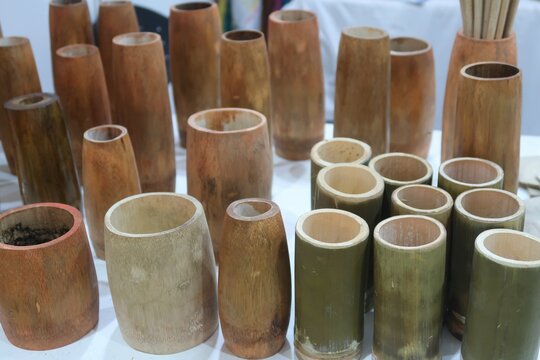 bamboo container, bamboo cup, bamboo jar, bamboo kitchen appliance, bamboo pots, bamboo, cute bamboo products, kitchen appliance, natural products, avoid plastic, handicraft, soil degradable product, 