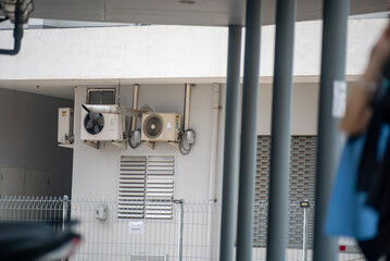 Air Conditioning Units on Building Wall