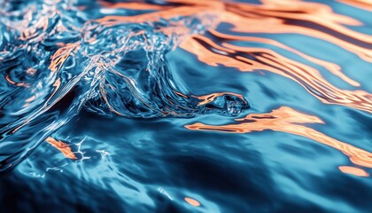 Purified Water In Abstract Form: A Refreshing And Hydrating Solution For All Your Thirst Needs With Added Fulvic Acids For Enhanced Benefits