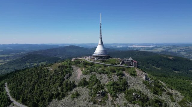 Jested - Czech Republic - from drone