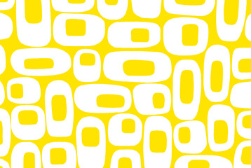 Geometric background in yellow and white colors