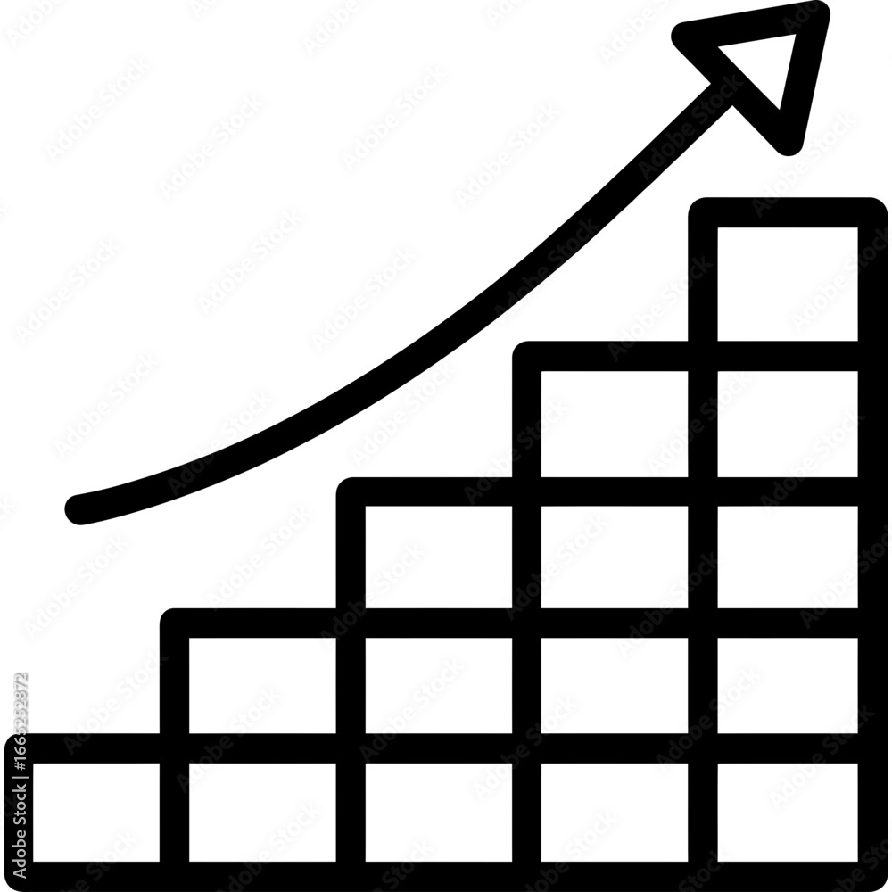 Poster compound effect build accumulate outline vector