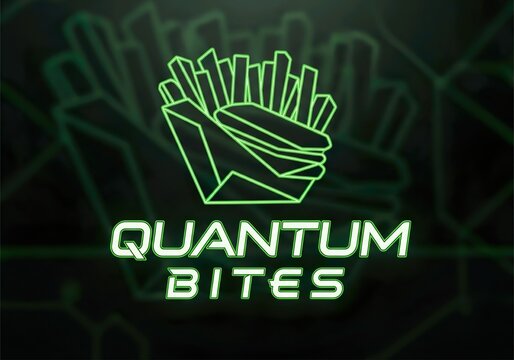 Neon Tech Fries Logo