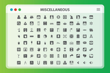 Massive Multipurpose Vector Icon Bundle – Business, Finance, Medical, Technology, Communication, Transport, Sports, Food, Weather, Commerce and User Interface Icons Set
