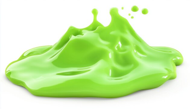 Life-Like Green Slime Graphic For Your Project. Perfect For Adding A Touch Of Realism To Your Designs. Great For Creative Purposes.