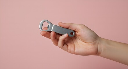 Hand holding a makeup brush applying foundation for flawless skin coverage and beauty application