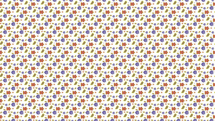 Brown & Yellow Mosaic Pattern