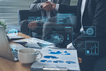 Technical layout of electric vehicle showing battery system, power control, traction motor,...